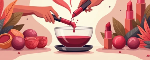 Fabriquer son propre rouge à lèvres naturel