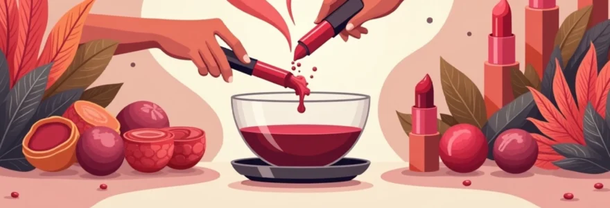 Fabriquer son propre rouge à lèvres naturel