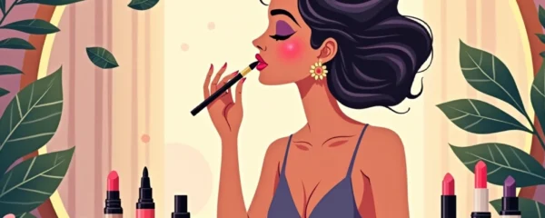 Un maquillage de soirée glamour