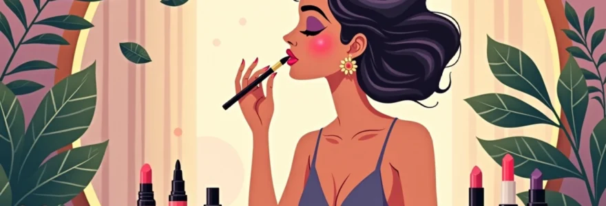 Un maquillage de soirée glamour